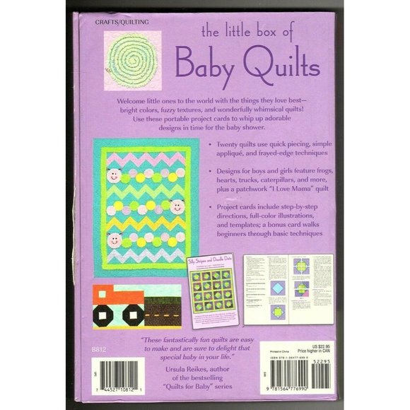 That Needlework Place The Little Box of Baby Quilts Template Patterns - Picture 2 of 2